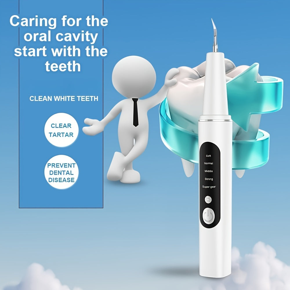 NNETM 5-Level Adjustable Dental Flosser Tartar Remover Kit