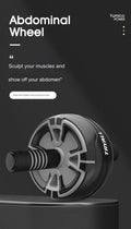 Automatic Rebound Ab Wheel – Home Fitness Equipment with Kneeling Pad