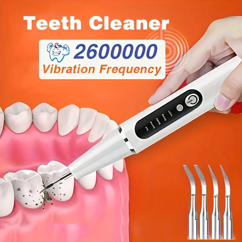 NNETM 5-Level Adjustable Dental Flosser Tartar Remover Kit