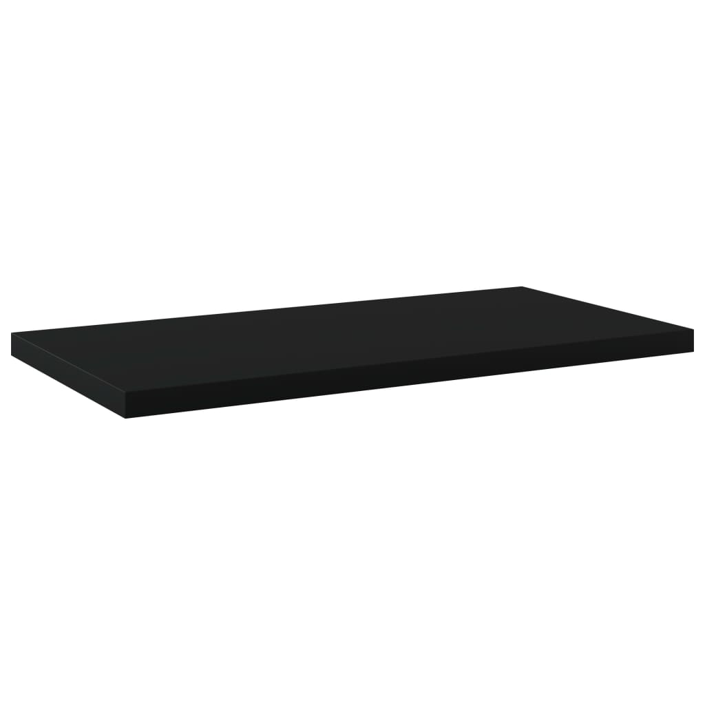 NNEVL Bookshelf Boards 4 pcs Black 40x20x1.5 cm Chipboard