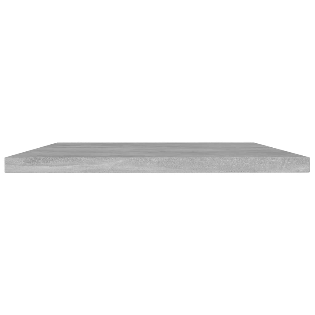NNEVL Bookshelf Boards 4 pcs Concrete Grey 100x20x1.5 cm Chipboard