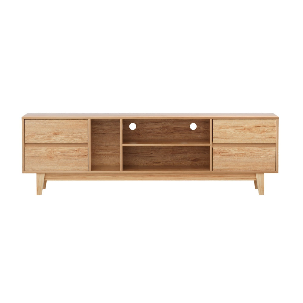 NNEDSZ Entertainment Unit Stand TV Cabinet Storage Drawer Shelf 180cm Wooden