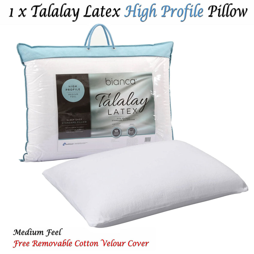 NNEDSZ Bianca Talalay Latex High Profile Pillow