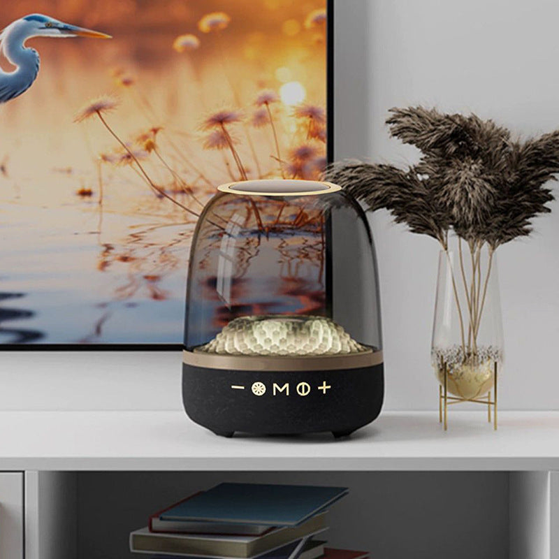 NNEDSZ LP90 Black 360° Bluetooth Home Theater Speaker With One Microphone - LED Light Effect, 120W Surround Sound