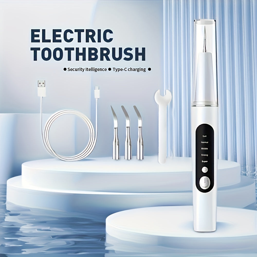 NNETM 5-Level Adjustable Dental Flosser Tartar Remover Kit