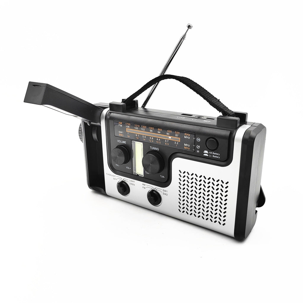 NNETM Multi-Band Solar Emergency Radio with Flashlight